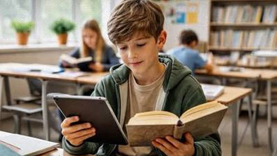 التعليم بين الشاشة والورقة